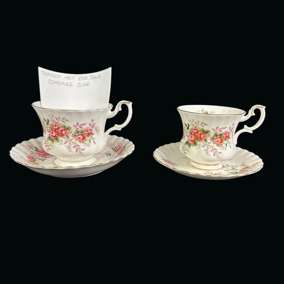 Vintage Royal Albert Violets Dainty Dina Series Demitasse  3 Vtg Royal Albert England Lavender Rose Bone China Demi Espresso Cup Sets Rare